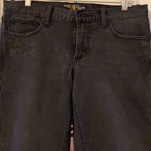 Lucky Brand boyfriend jeans. 4/27.